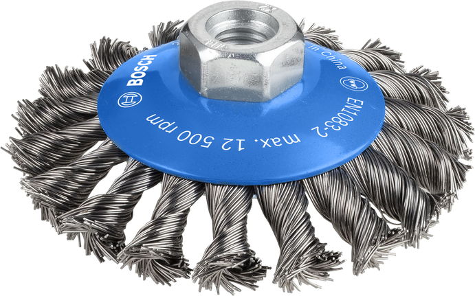 فرشاة Bosch PRO Metal الثقيلة مقاس 100 مم للمعادن.